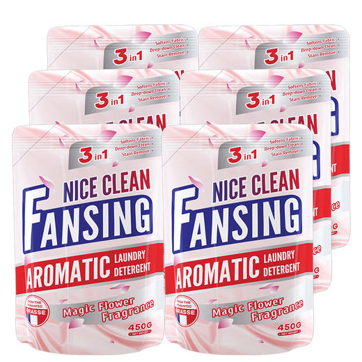 蓝漂香水洗衣液清洗衣物持久留香机洗手洗家庭实惠装2袋共900g 商品图4