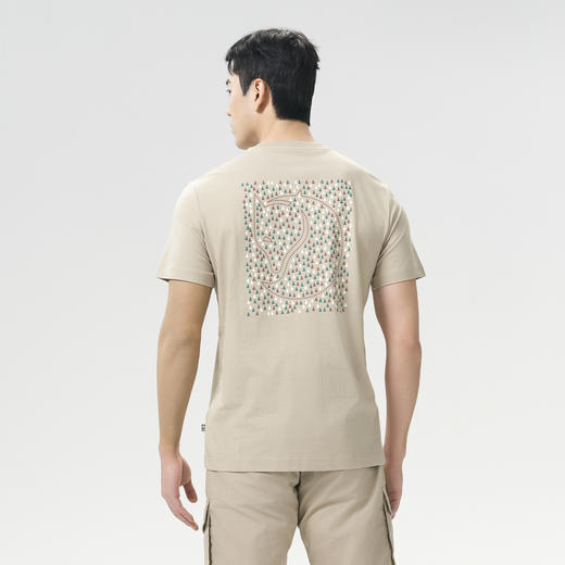 北极狐 男士户外短袖T恤 2025春夏新款徒步通勤登山上衣012511016 商品图2