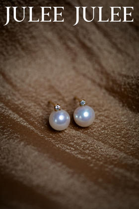 JULEE JULEE茱俪珠宝  18K金珍珠项链耳环套装