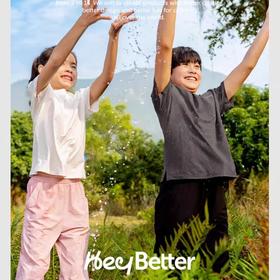 (包邮)heybetter儿童滴水成花针织短袖T恤25年款（七种颜色）