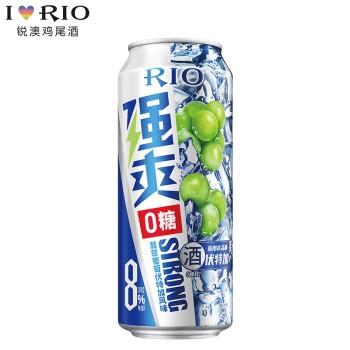 锐澳 强爽 8度 鸡尾酒 0糖翡翠葡萄500ml*12罐 商品图1