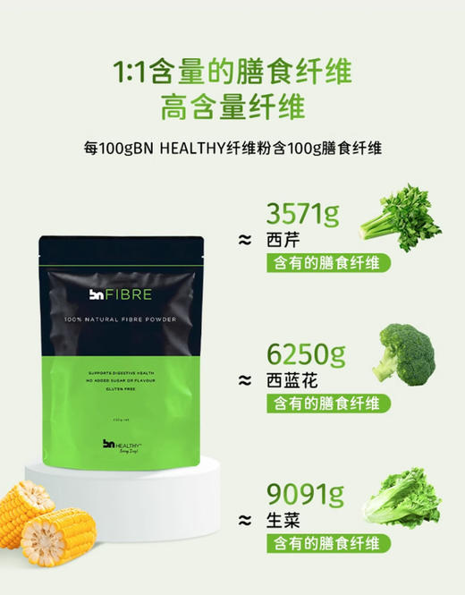 BN 彼恩维康 澳洲进口膳食纤维粉450g 商品图1