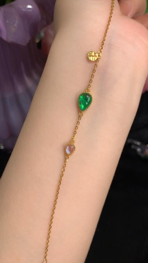 1.25ct刻面祖母绿手链 商品图0