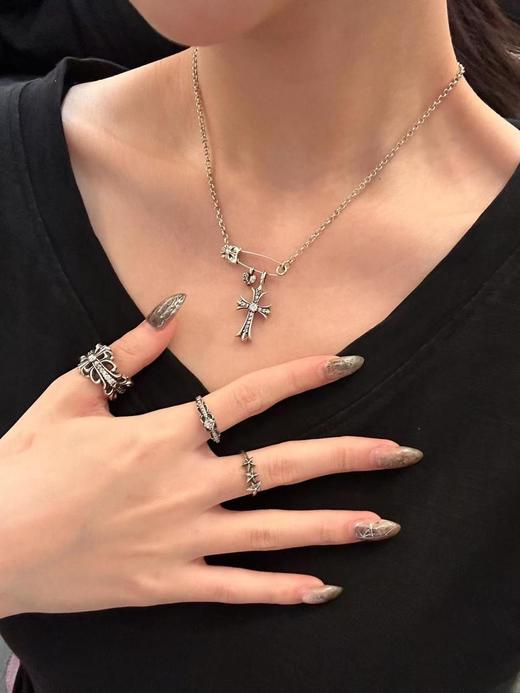 稀有款柜子断货王被问了好多遍的克罗心别针项链我先冲了太哇塞了吧！！男女同款情侣系（EJ） 商品图12