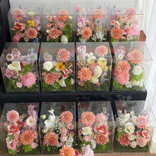 《春日桃桃》亚克力透视花盒 商品图2