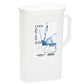 日本进口珍珠金属COOLSQUARE凉水壶2.0L