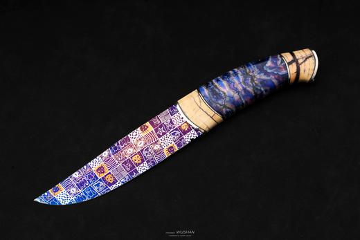 三希堂  现代刀系列  星空猛犸小猎  未开刃 商品图8