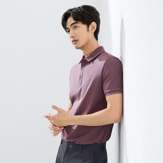 【激冷力】柒牌短袖POLO衫男士夏季新品时尚青年休闲百搭翻领T恤128T70170 商品图4