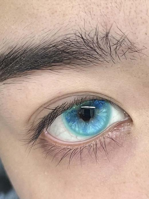 huohuocon 半年抛美瞳 雀羽蝶蕊 直径14.5mm着色13.8mm 商品图1