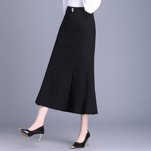 显瘦优雅气质鱼尾裙长款修身包臀裙2025年春夏新款高腰半身裙KYL-99889-L 商品图1