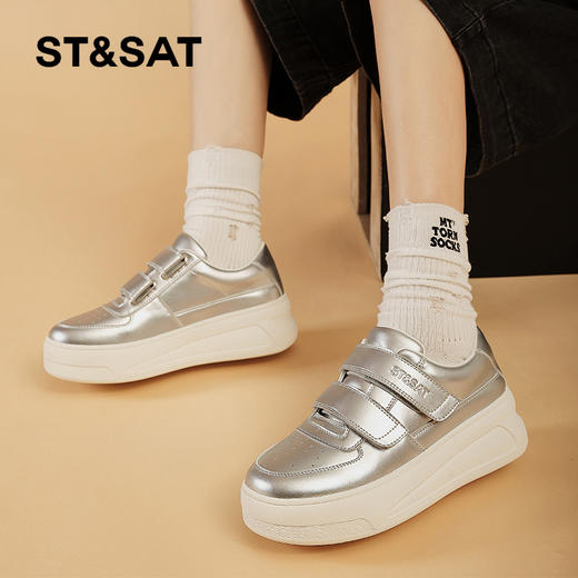 星期六休闲百搭松糕厚底板鞋SSD1112S04 商品图8