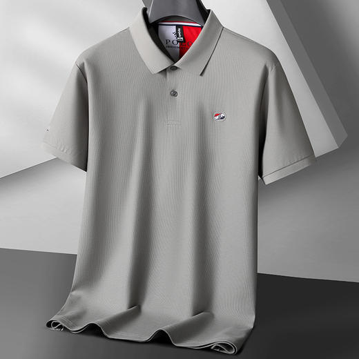 【100%棉】【DK】大依优型大码短袖POLO衫加肥加大棉半袖体恤夏季款肥佬宽松商务休闲百搭上衣男士胖子 商品图1