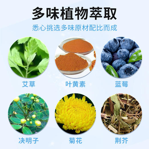 【唤醒双眼活力！蓝莓叶黄素护眼贴】香港大药房蓝莓叶黄素眼贴艾草眼贴滋润冰敷护眼贴冷敷护眼贴。ry 商品图3