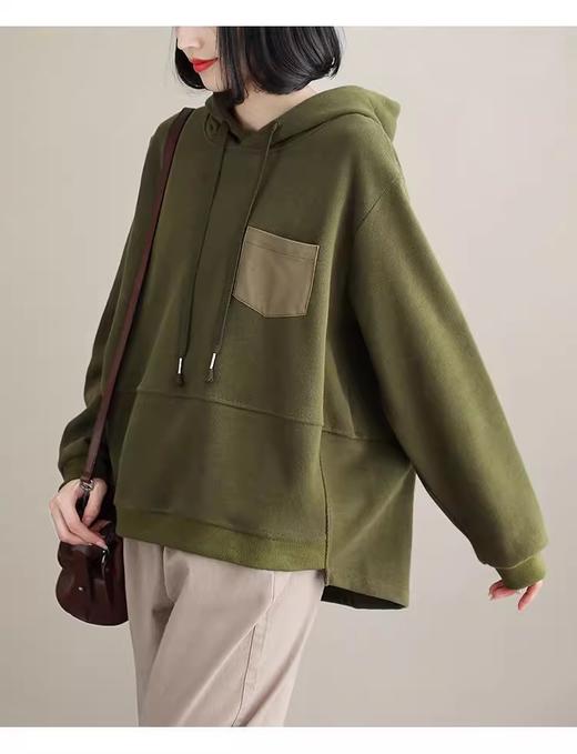 裁缝学苑AS435宽松连帽卫衣纸样女装新款上衣服装打板版型 商品图1