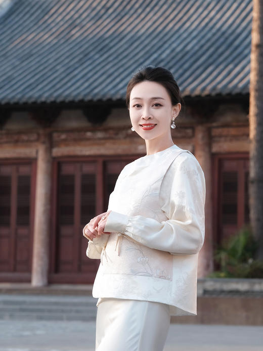 盛唐牡丹 | 西阵织限量偏襟马甲 商品图2