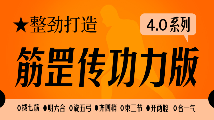 【自学版】筋罡传功力版（整劲打造 ）4.0系列