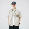 夏季宽松轻薄透气短袖衬衫潮流百搭时尚休闲男衬衣    AY-D1103【AY-1103】 商品缩略图1