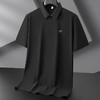 【冰丝】【DZP】大依优型大码短袖POLO衫运动翻领大码夏季商务冰丝弹力上衣休闲半袖体恤男士 商品缩略图6