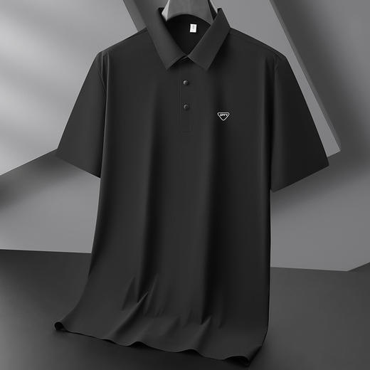 【冰丝】【DZP】大依优型大码短袖POLO衫运动翻领大码夏季商务冰丝弹力上衣休闲半袖体恤男士 商品图6