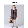 VIMAGE纬漫纪秋季新款时尚休闲通勤百搭直筒显瘦西装短裤V2005605 商品缩略图2
