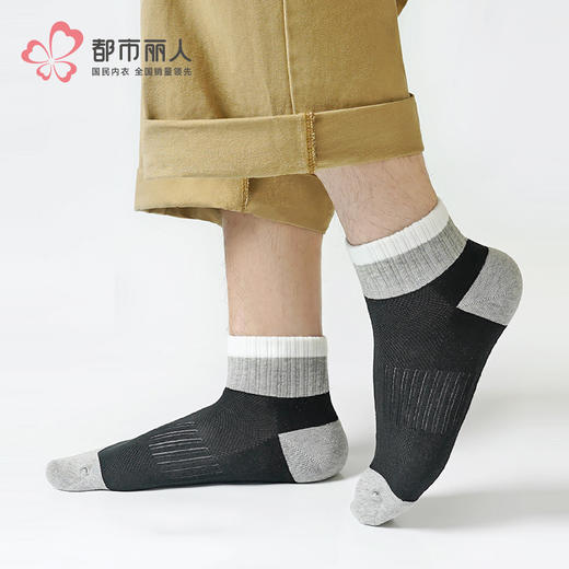 都市丽人日常休闲中精梳棉常规袜FCHDB9 商品图0
