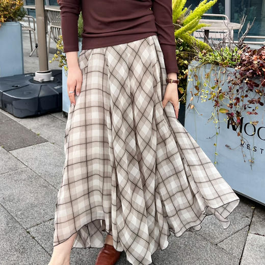 2503215   MD飘逸半裙 人丝 商品图0