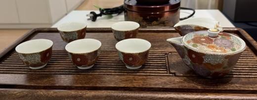 九谷烧-宝瓶揃 金花詰 碗5客入 木箱【不支持补差，非质量问题不退不换】S 商品图4