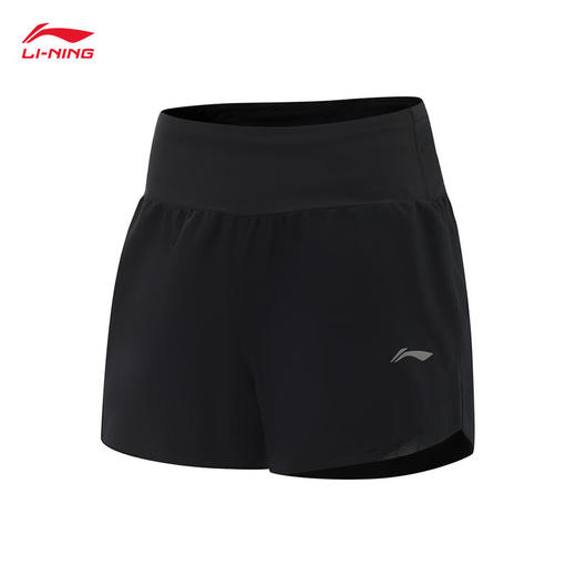 李宁 女款速干凉爽简约百搭跑步运动短裤 商品图0
