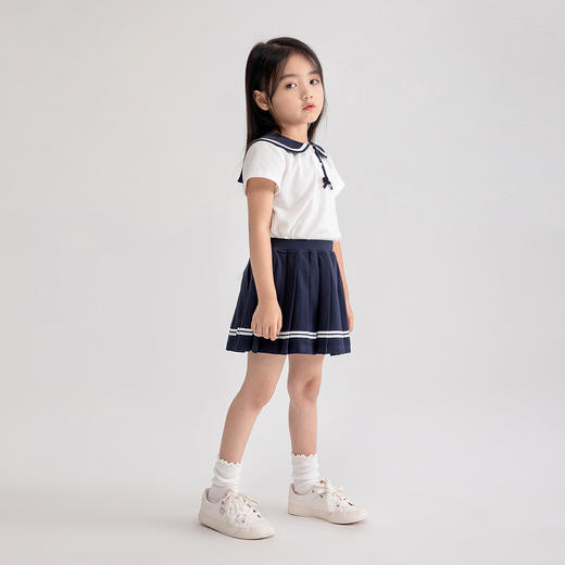 女童短袖针织套装夏季新款安奈儿童装实体店同款XG521721 商品图3