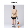 VIMAGE纬漫纪秋季新款时尚帅气百搭显瘦撞色风衣外套女V2204804 商品缩略图4