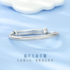 WPSKU481632 六福珠宝LUKFOOK JEWELLERY 银手镯Ag925福字宝宝婴儿开口手镯儿童款定价 商品缩略图3