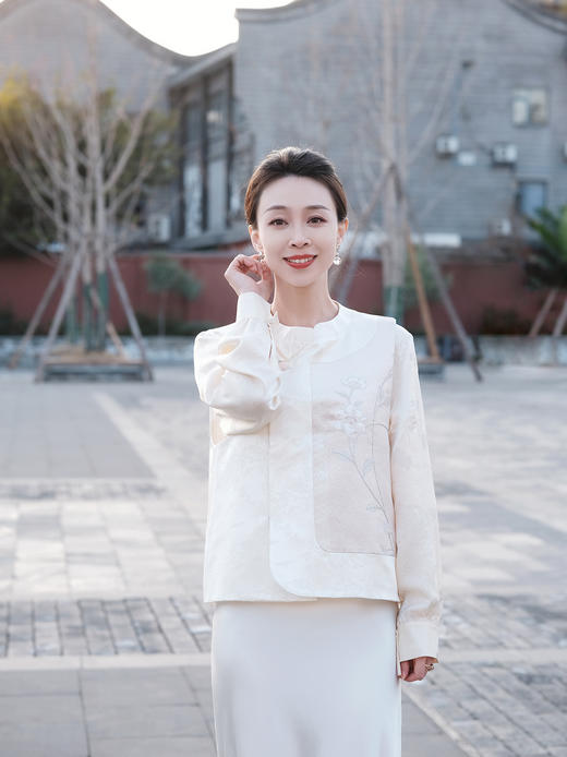 盛唐牡丹 | 西阵织限量偏襟马甲 商品图1