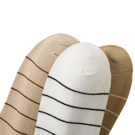 【女士密细条短袜】女士短袜棉质四季袜子船袜吸汗休闲细条纹短筒春夏棉 商品图4