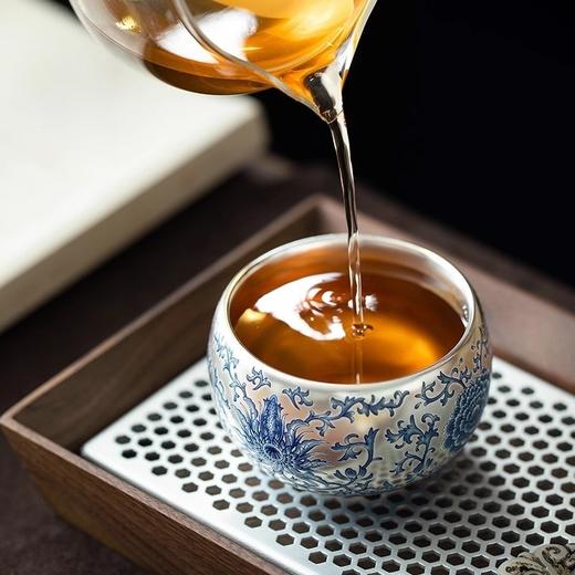聚陶堂·非遗大师郑文强鎏银茶具系列 | 手工绘制，栩栩如生，纤毫毕现 商品图9