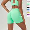 跃牌【欲动春风】系列 高腰性感蜜桃臀紧身运动短裤女弹力提臀瑜伽裤速52459 商品缩略图0