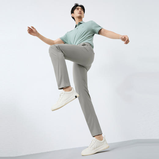 【锦氨/肌理】柒牌休闲裤男春夏新品中腰修身商务百搭直筒长裤子128H70540 商品图3