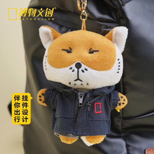 博物文创 狐主任毛绒娃娃 狐闹   藏狐 无穷小亮张辰亮同款 鉴定一下网络热门生物 和狐主任一起看世界 商品图5