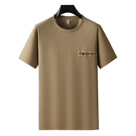 【棉质】【DDP】大依优型大码短袖T恤夏季薄款棉体恤加肥加大汗衫休闲圆领宽松半袖胖子上衣难受 商品图0