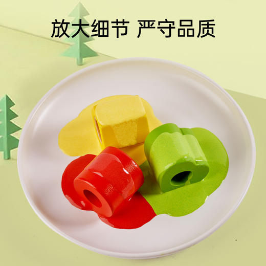 Hape儿童拼搭玩具 形状配对分类积木盒男孩女孩节日礼物 多彩分类积木盒 E0516 商品图4