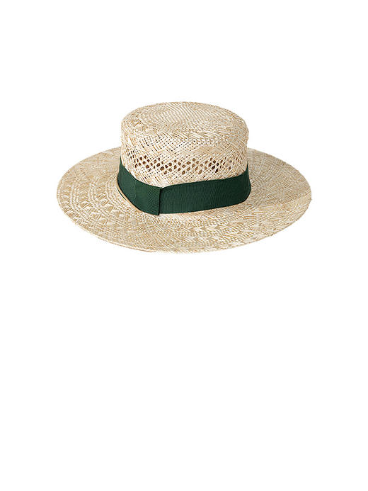 KS013手工镂空剑麻编织平顶草帽 商品图4