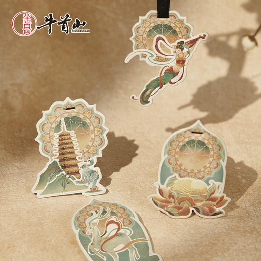 牛首山本心清净香氛挂卡敦煌风香片卡片衣柜汽车摆件室内持久家用 商品图2