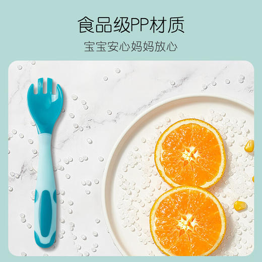 英氏蘑菇头温感变色训练叉勺 商品图4