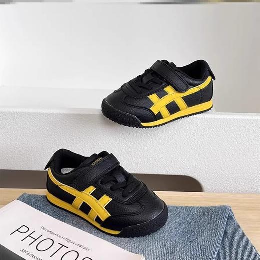 【阿甘鞋低帮设计，时尚潮流】春季新款男童阿甘鞋 小童鞋 女童透气软底皮面鞋 宝宝低帮鞋子-QQ 商品图2