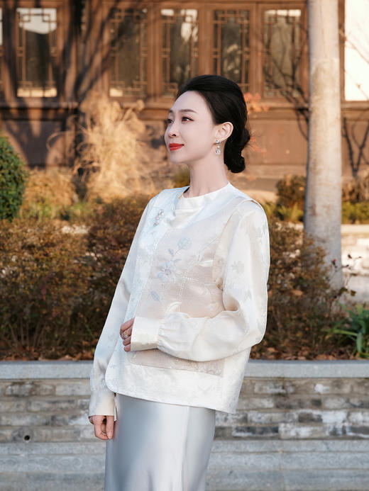 盛唐牡丹 | 西阵织限量偏襟马甲 商品图3