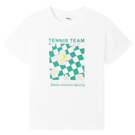 女童SORONA凉感圆领短袖针织衫夏季新款安奈儿童装EG521194 商品图10