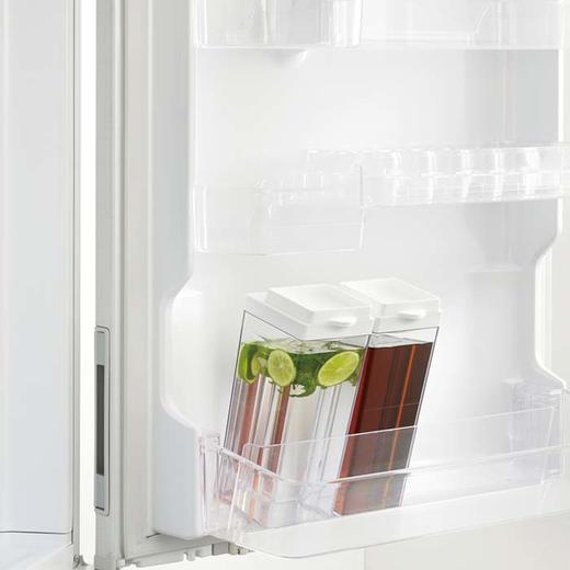日本进口珍珠金属冰箱用易收纳款凉水壶1.8L（白色） 商品图0