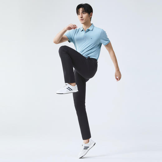 【锦氨/凉感/抗菌/驱蚊】柒牌休闲裤男夏季新品商务修身直筒长裤128H71350 商品图3