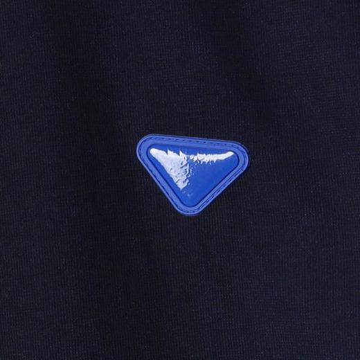 T2695夏季高级感新款潮牌明线倒三角圆领短袖T恤百搭时尚休闲情侣上衣 商品图3