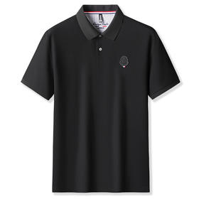 【100%棉】【DK】大依优型大码短袖POLO衫商务休闲棉夏季薄款上衣男士加大码翻领半袖体恤胖子