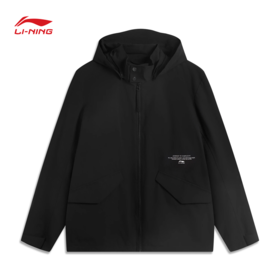 李宁CROSS男女同款防泼水宽松运动外套AJDV027